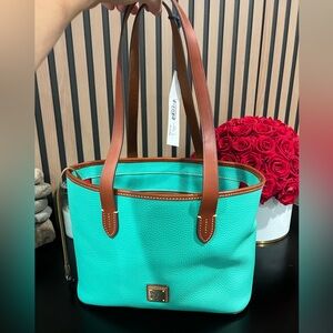 Dooney and Bourke jade shoulder tote